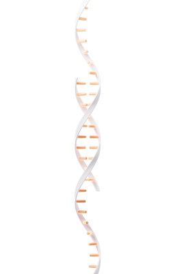 生物科技概念DNA基因3D渲染