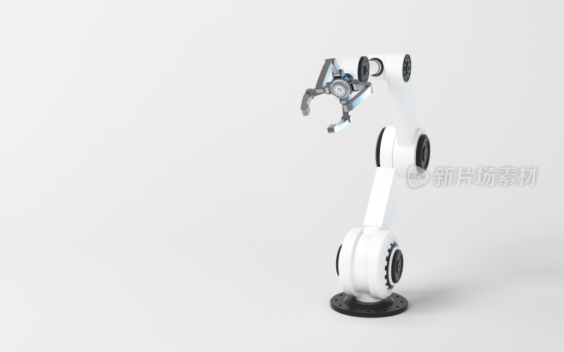 科技感机械手臂 3D渲染