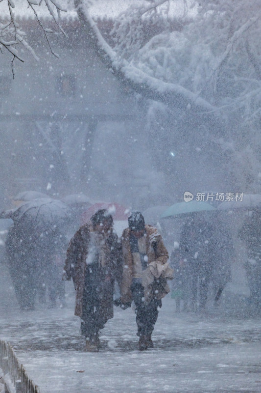 长沙雪景