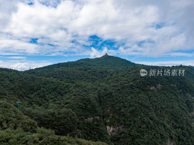 湖南张家界天门山 A景区航拍