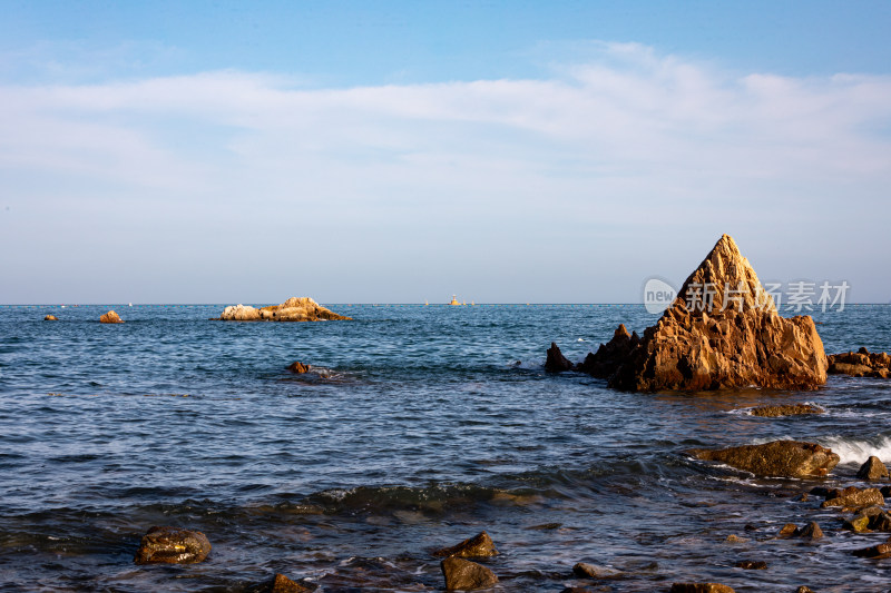 山东青岛海之恋公园海滨风光