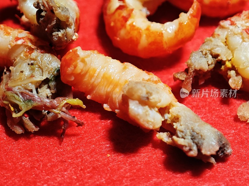 鲜嫩饱满的小龙虾肉