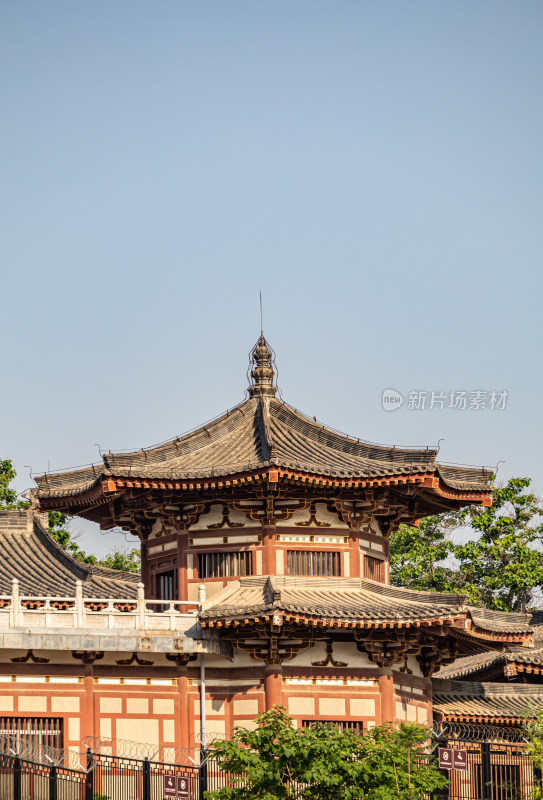 陕西西安青龙寺遗址乐游原景点景观