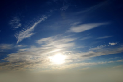 天空阳光云层