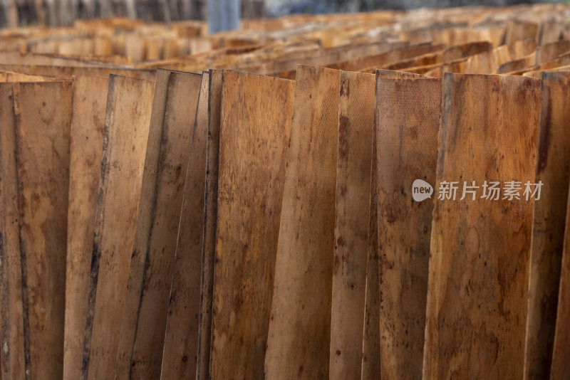 木板厂多层实木板原木板晒制