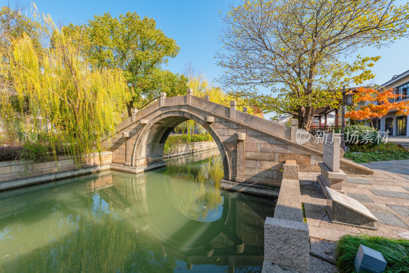 浙江嘉兴芦席汇历史街区滨水景观