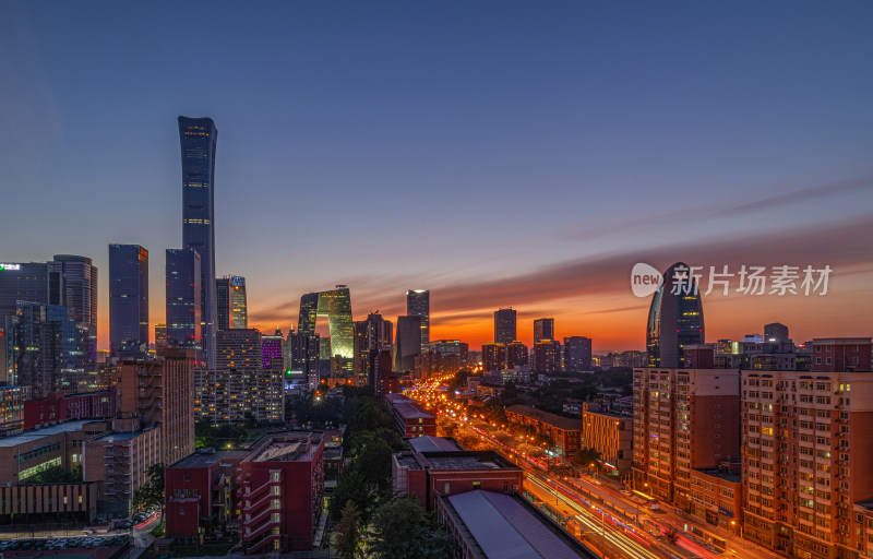 北京城市夜景