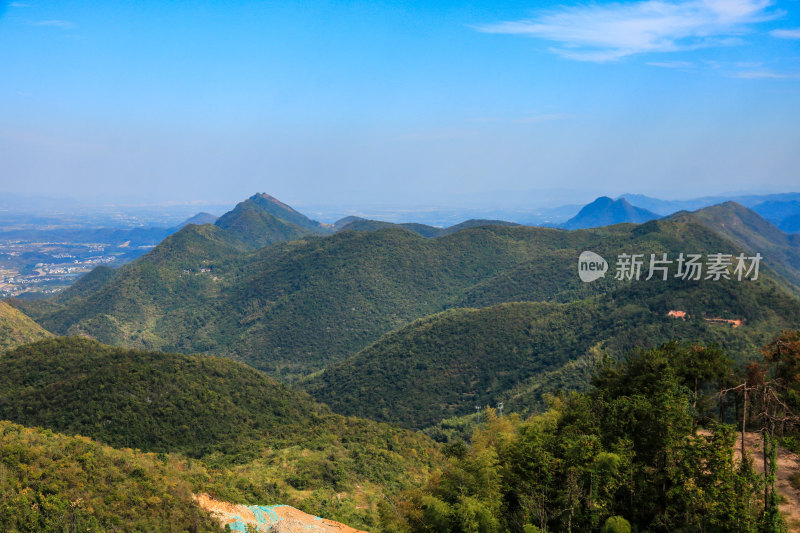 湖北黄石仙岛湖生态旅游景区，天空之城景区