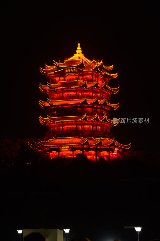 武汉  黄鹤楼夜景