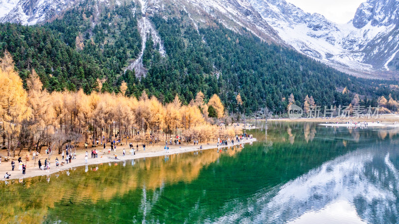 四川阿坝理县毕棚沟景区的秋色正浓