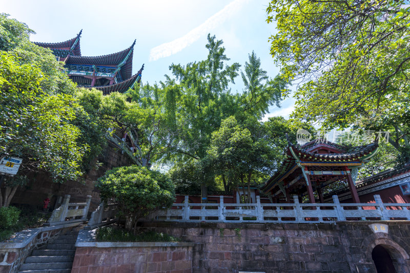 武汉汉阳晴川阁古建筑风景