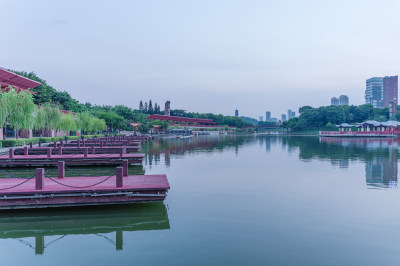 佛山千灯湖公园城市建筑景观