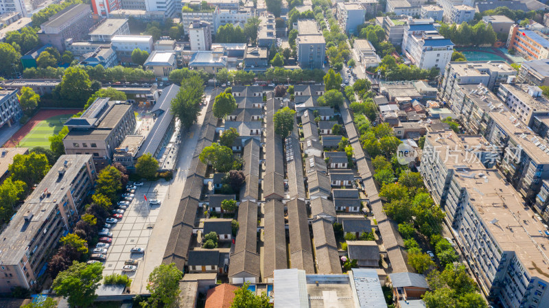 西安七贤庄八路军办事处航拍