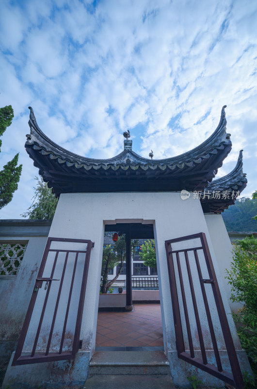 广州南沙蒲洲花园中式传统园林与建筑