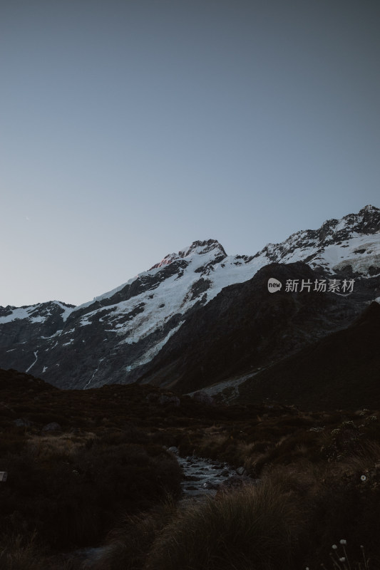 新西兰山脉 雪山