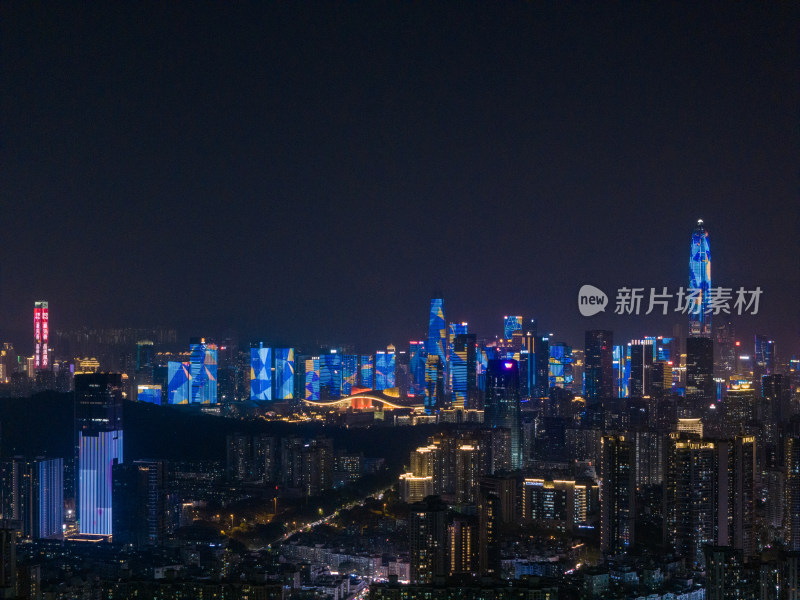 深圳璀璨夜景灯光秀