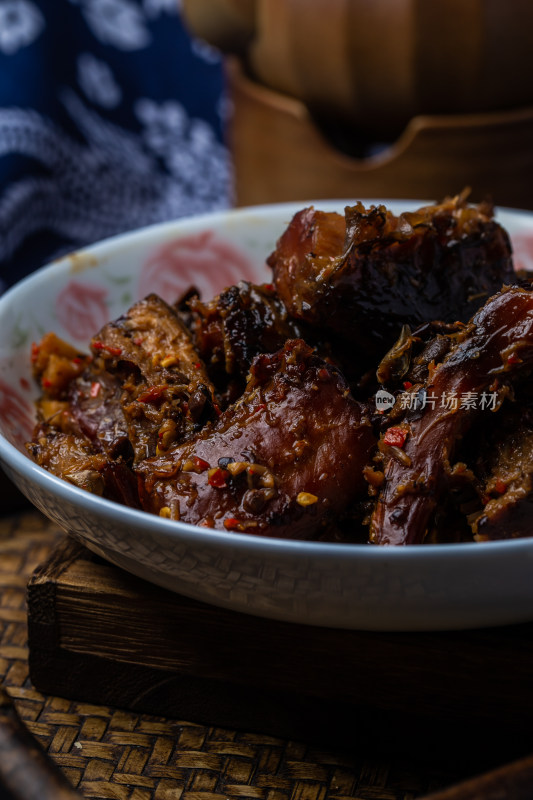 中式腊鱼美食