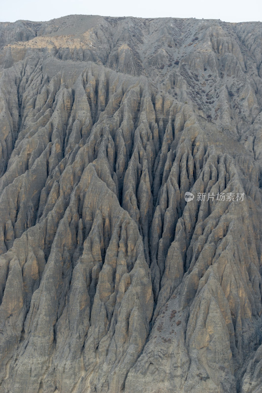 独特的沟壑纵横的山地景观