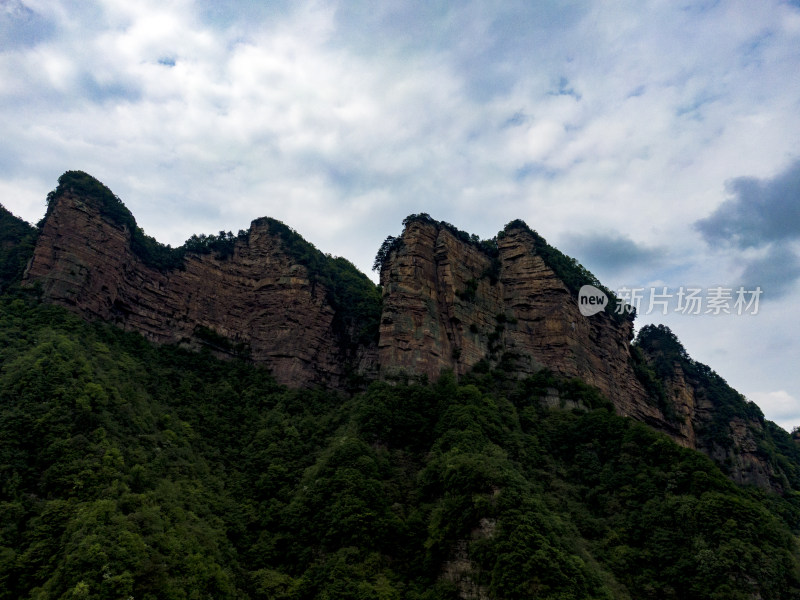 祖国壮丽山河湖南张家界风光航拍摄影图