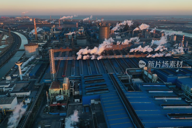 工厂全景航拍图