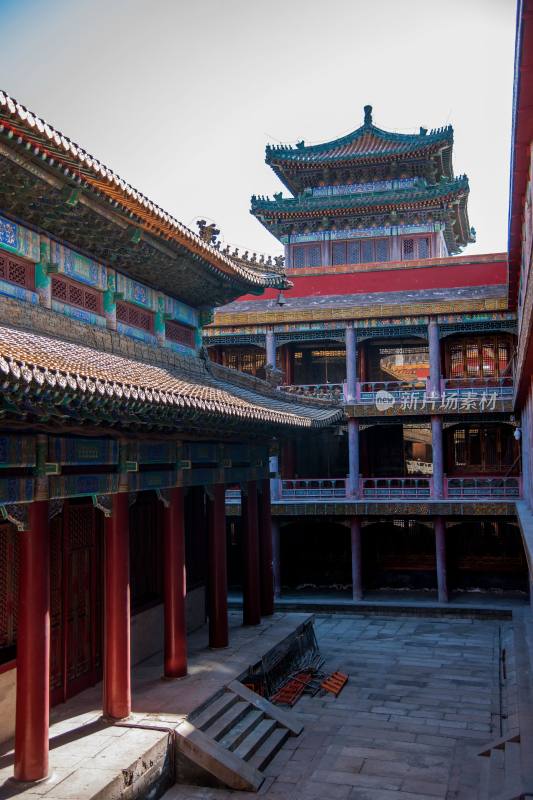 传统中式古建筑庭院景观