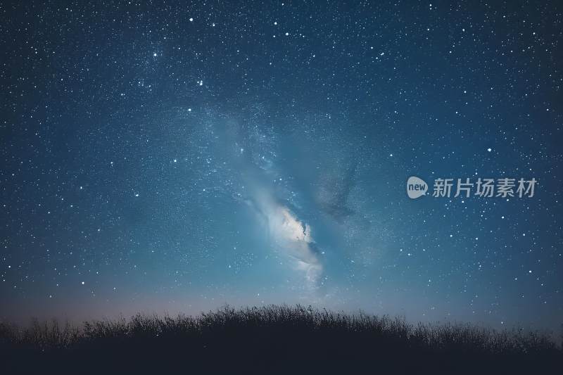 天空背景星空蓝色壁纸