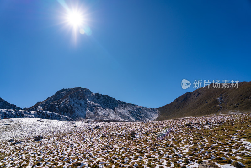 青海祁连风景区的秋色