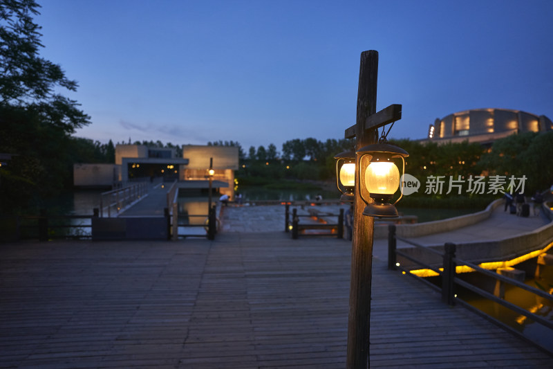 浙江嘉兴乌镇夜景