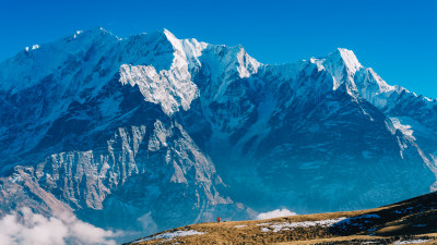 西藏吉隆镇乃夏村亚洲雪山观景台