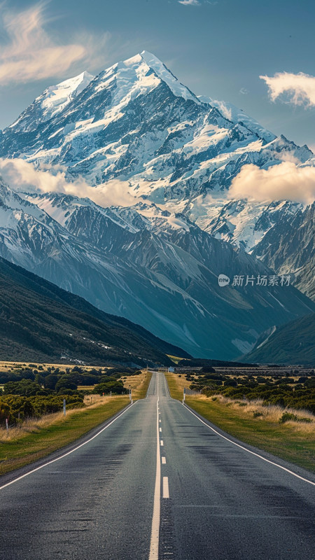 通往雪山的路