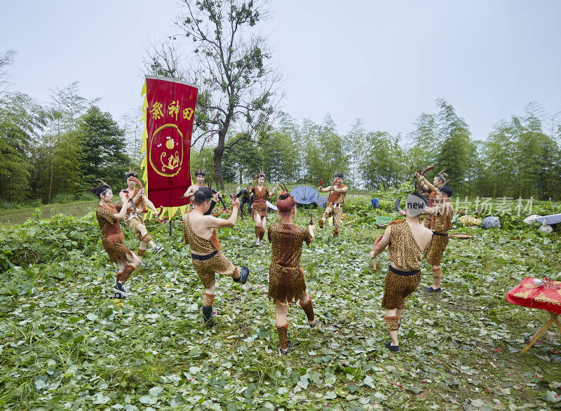 云和梯田开犁节现场