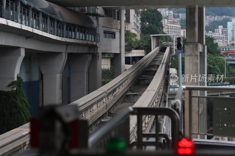 室外轻轨道路