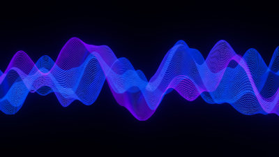 曲线波浪纹理电流音波