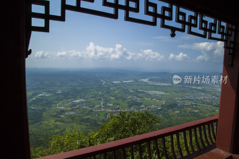 绵阳江油窦团山景区风光