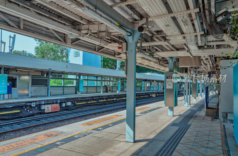 香港地铁大学站站台景观