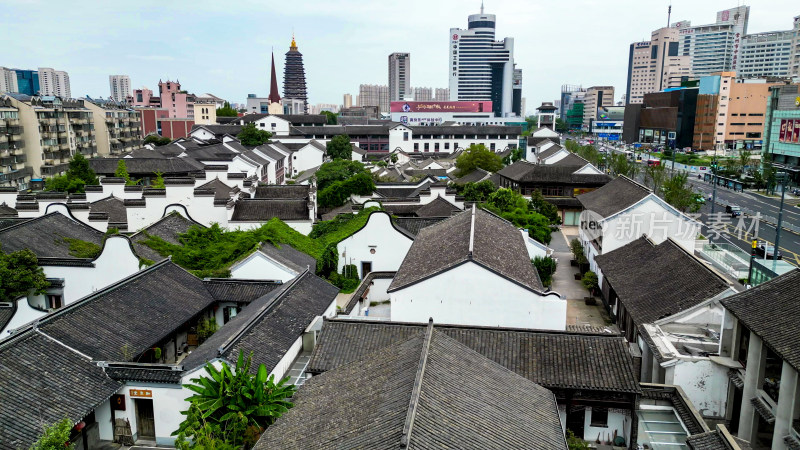 江苏常州城市风光航拍