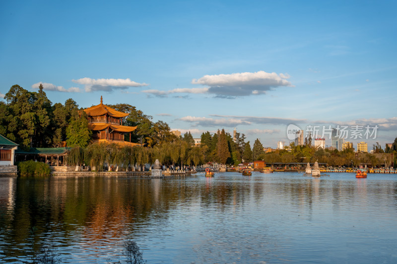 昆明大观楼风景全景