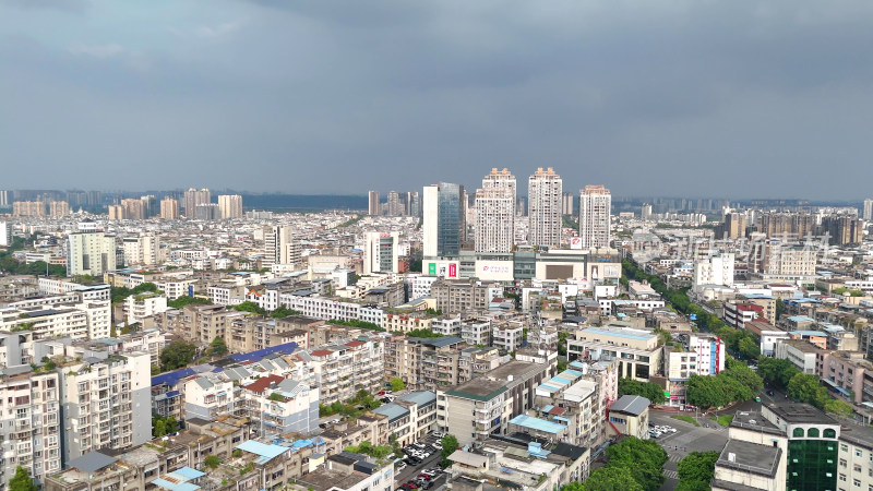 航拍四川眉山风光眉山大景摄影图