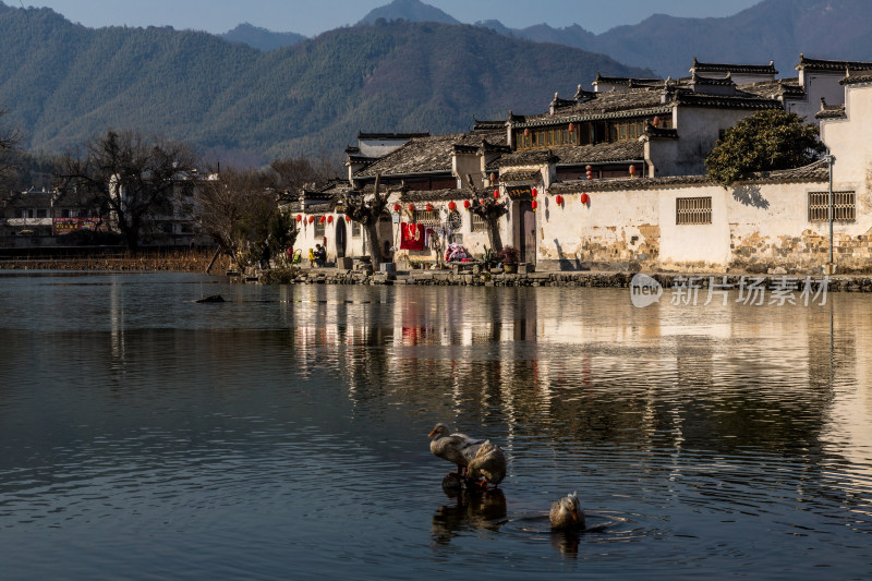 秋天的宏村