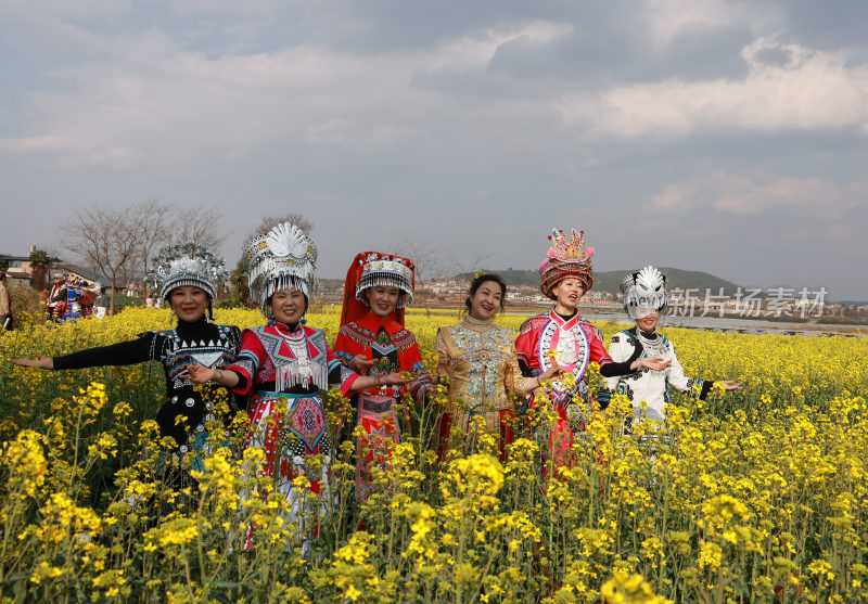 油菜花开春意浓 美丽乡村入画来