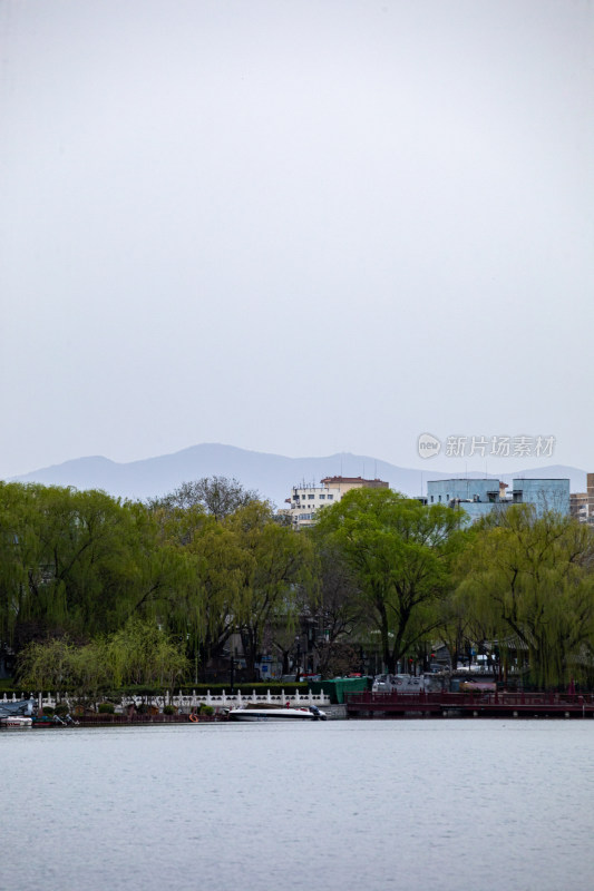 北京什刹海后海公园景点景观