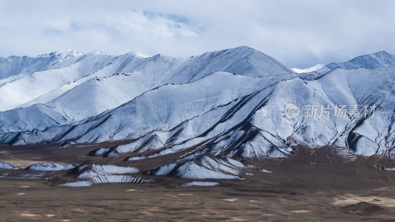 新疆帕米尔高原雪山航拍