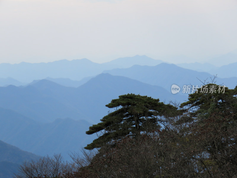 中国安徽黄山旅游风光