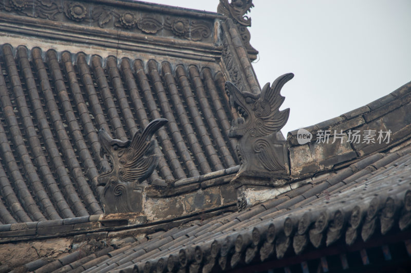 山西忻州阎锡山故居屋顶装饰