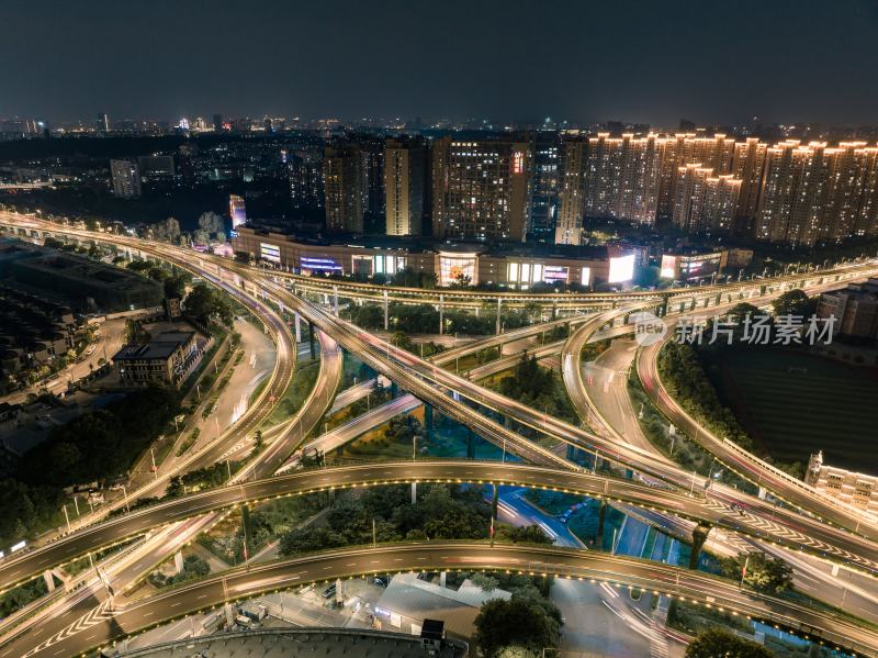 南京赛虹桥立交夜景