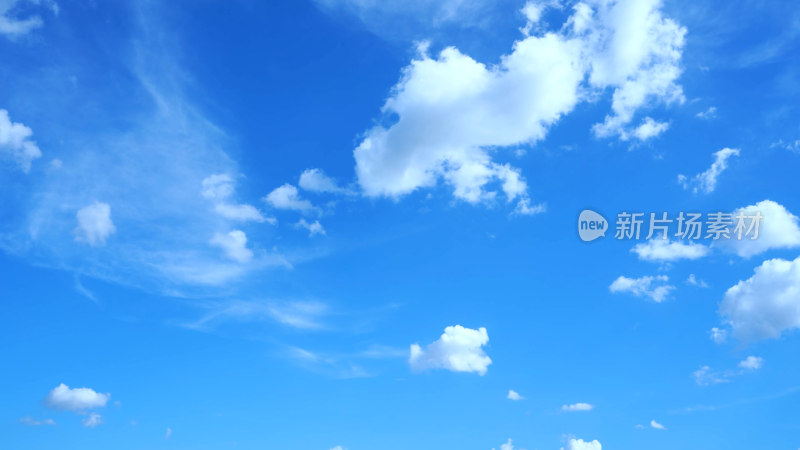 天空云朵照片蓝天白云延时夏天唯美天空云层