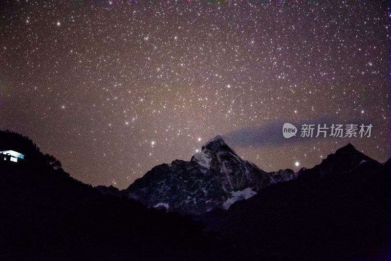 四川四姑娘山星空