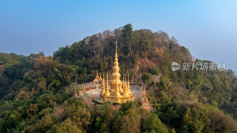 云南景迈山景迈大寨大金塔