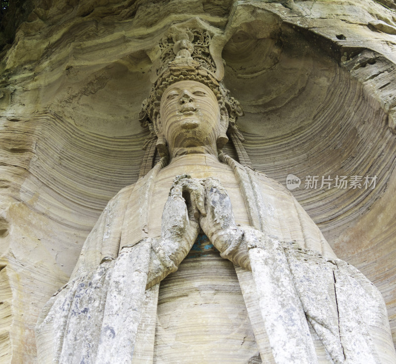 安岳石窟茗山寺