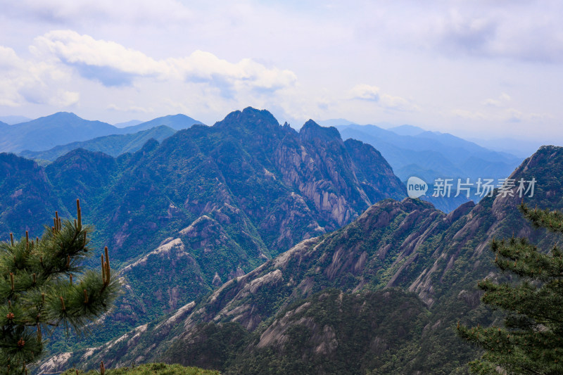 黄山登高自然风光